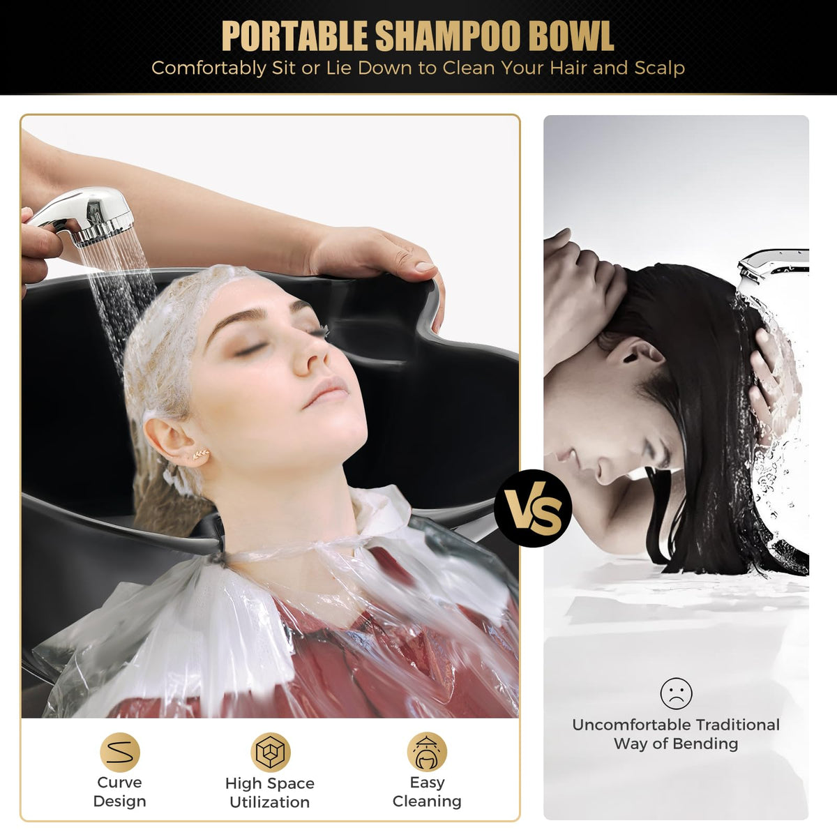 Portable Shampoo Unit with Electric Pump and Drain Hoses O792
