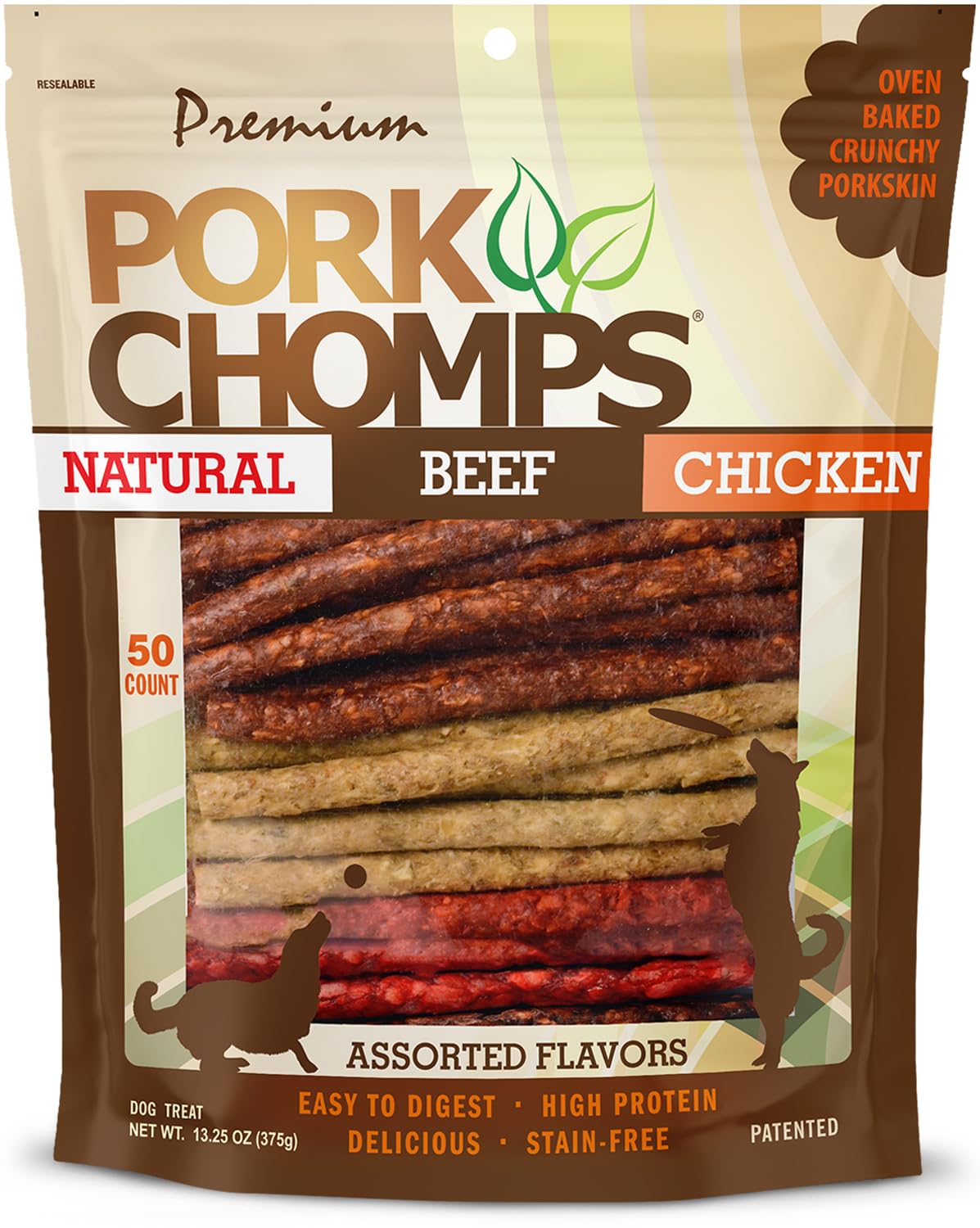 Dog Chews 5 in Munchy Sticks 50 Count K871