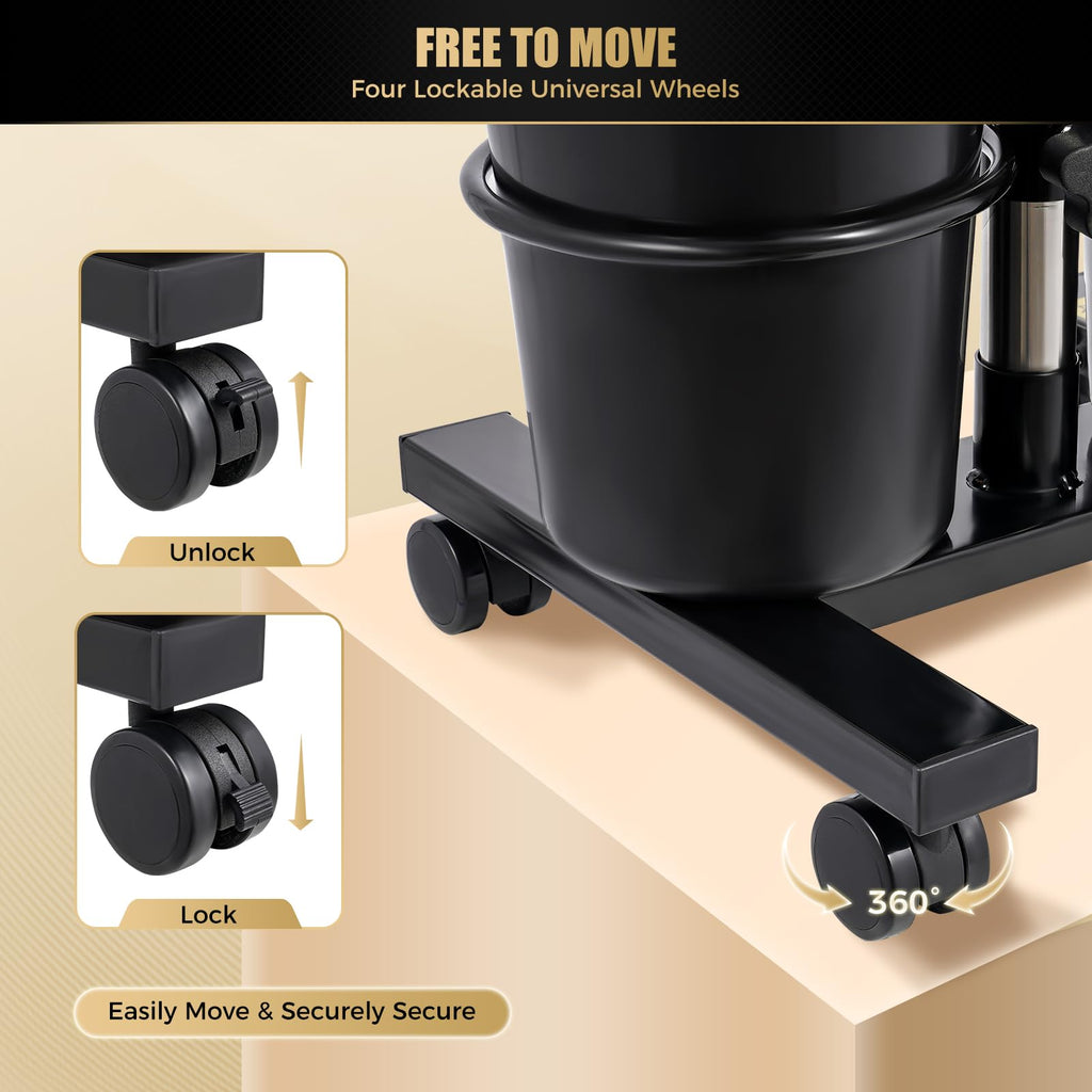 Portable Shampoo Unit with Electric Pump and Drain Hoses O792