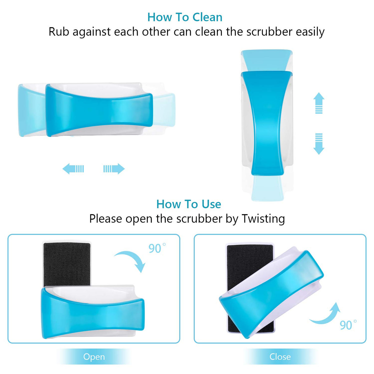 Magnetic Aquarium Glass Cleaner Scrubber M60158