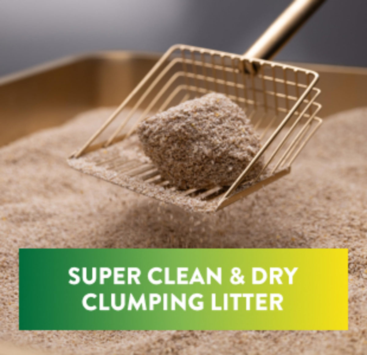 Plant-Based Clumping Cat Litter Unscented 15 Lbs F604823