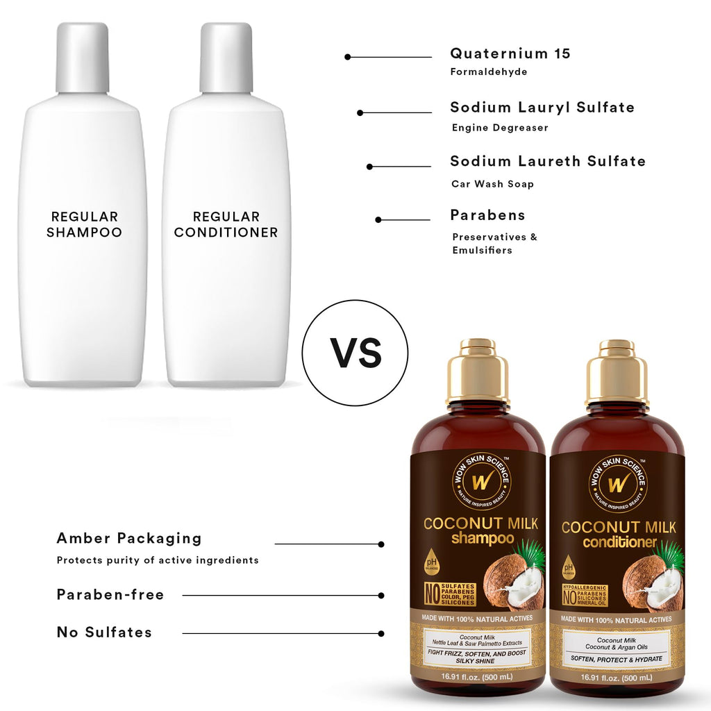 Coconut Milk Shampoo and Conditioner Set Paraben Sulfate Free G69547