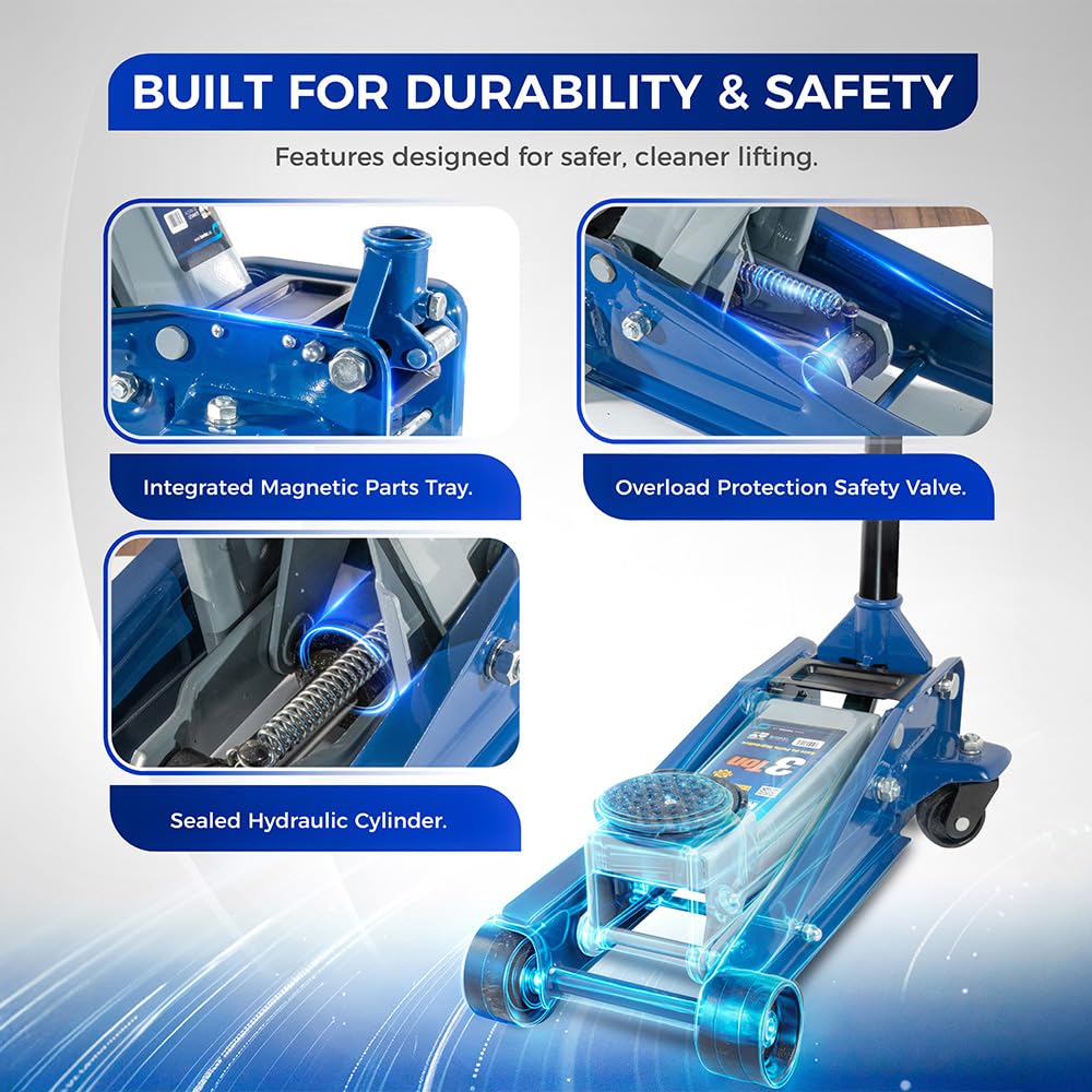 2-Ton Hydraulic Floor Jack P663
