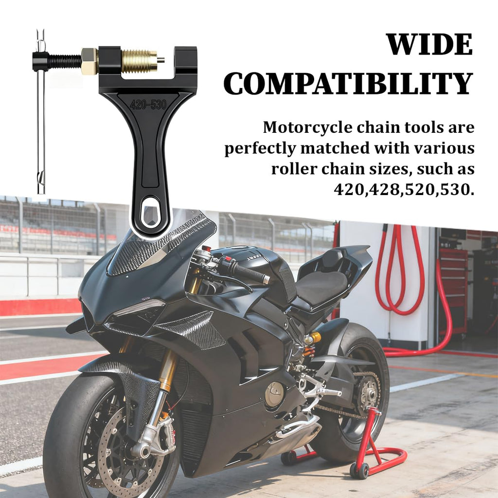 Adjustable 420-530 Motorcycle Chain Breaker Tool I33486