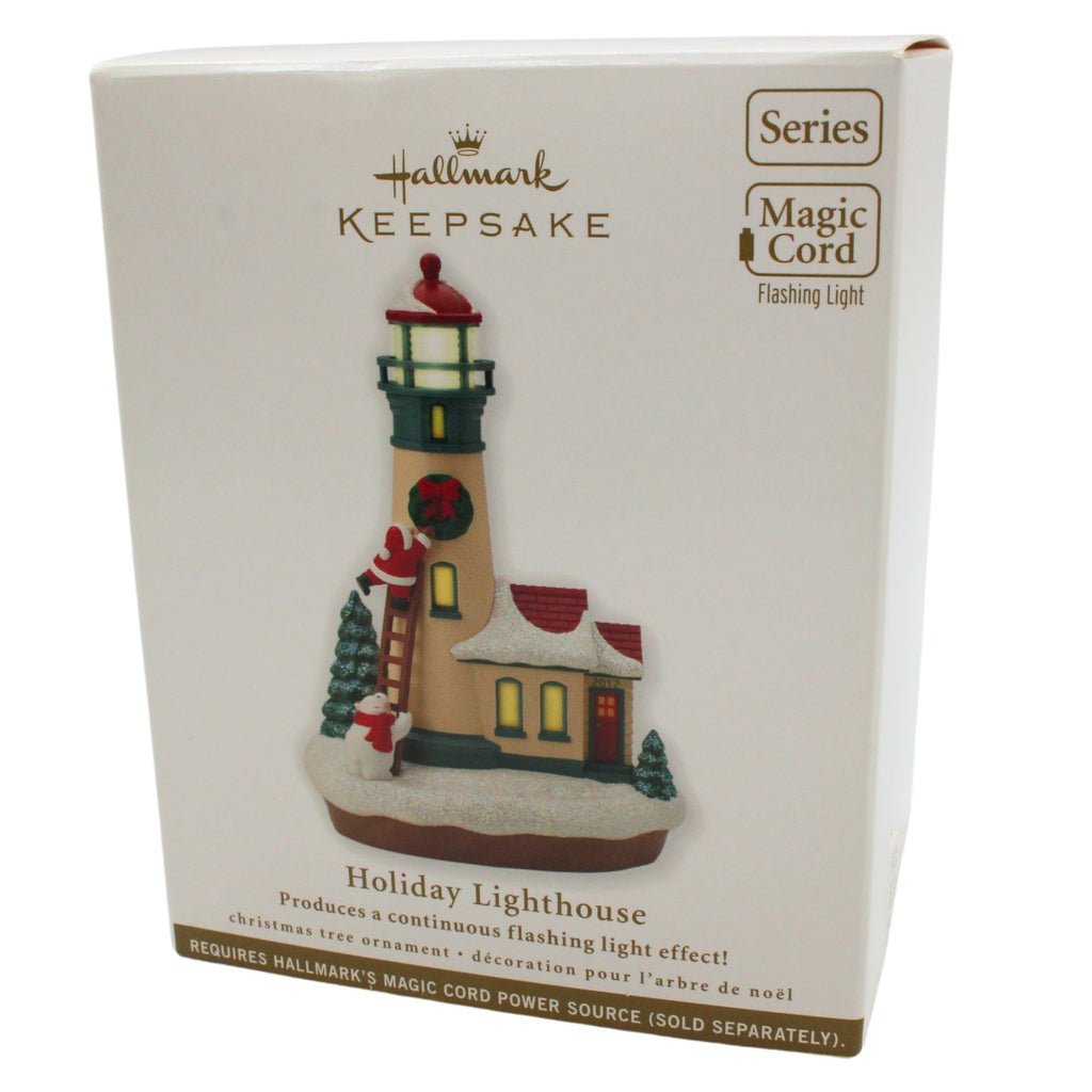 Holiday Lighthouse Ornament D91477