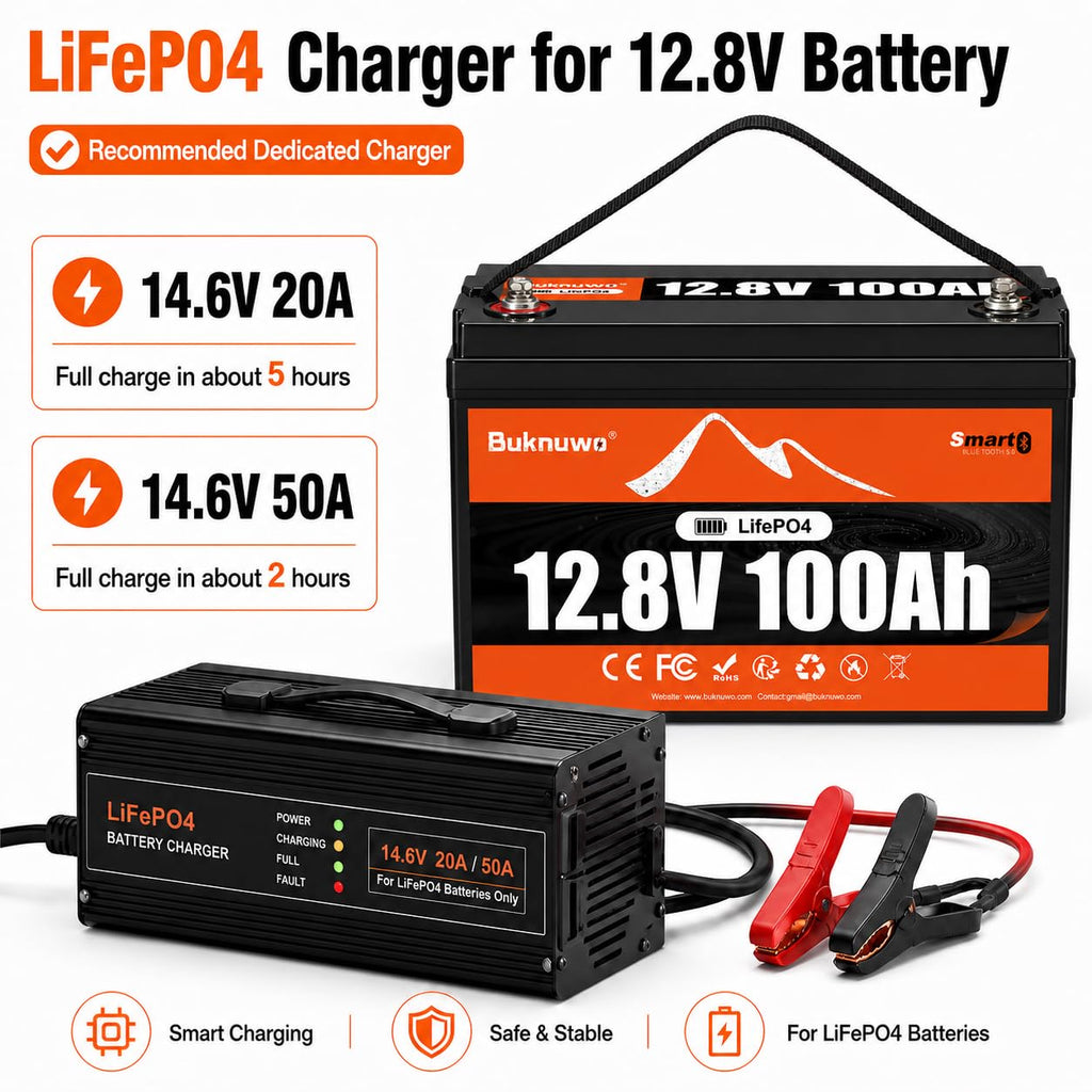 12V 100Ah LiFePO4 Lithium Battery with Bluetooth L69957