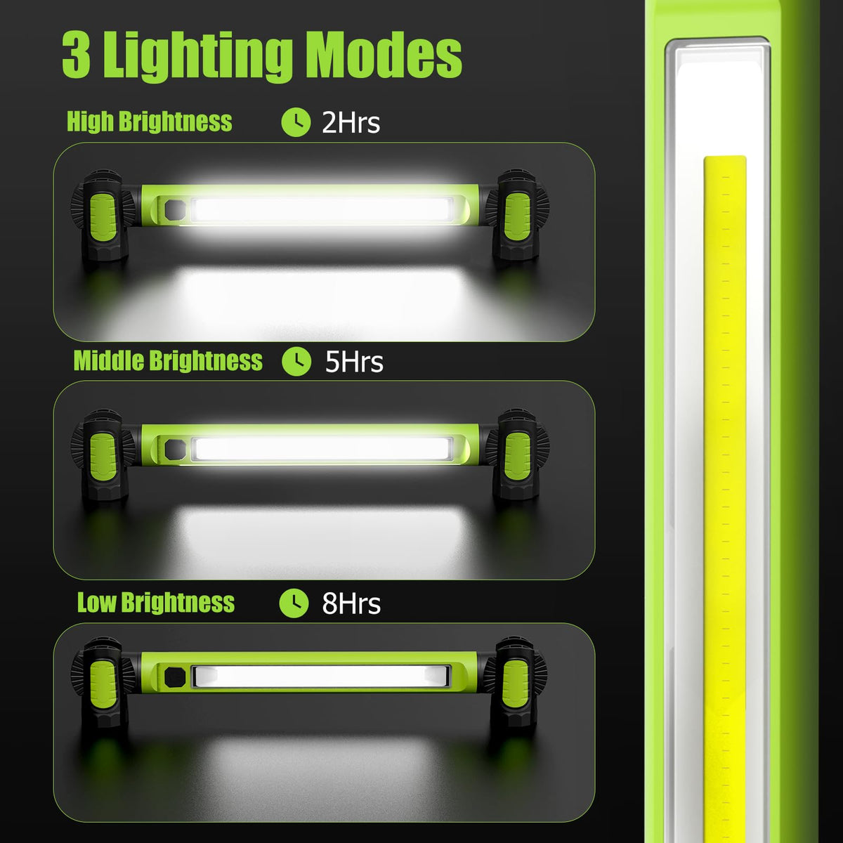 3000LM Magnetic Rechargeable LED Work Light U4705
