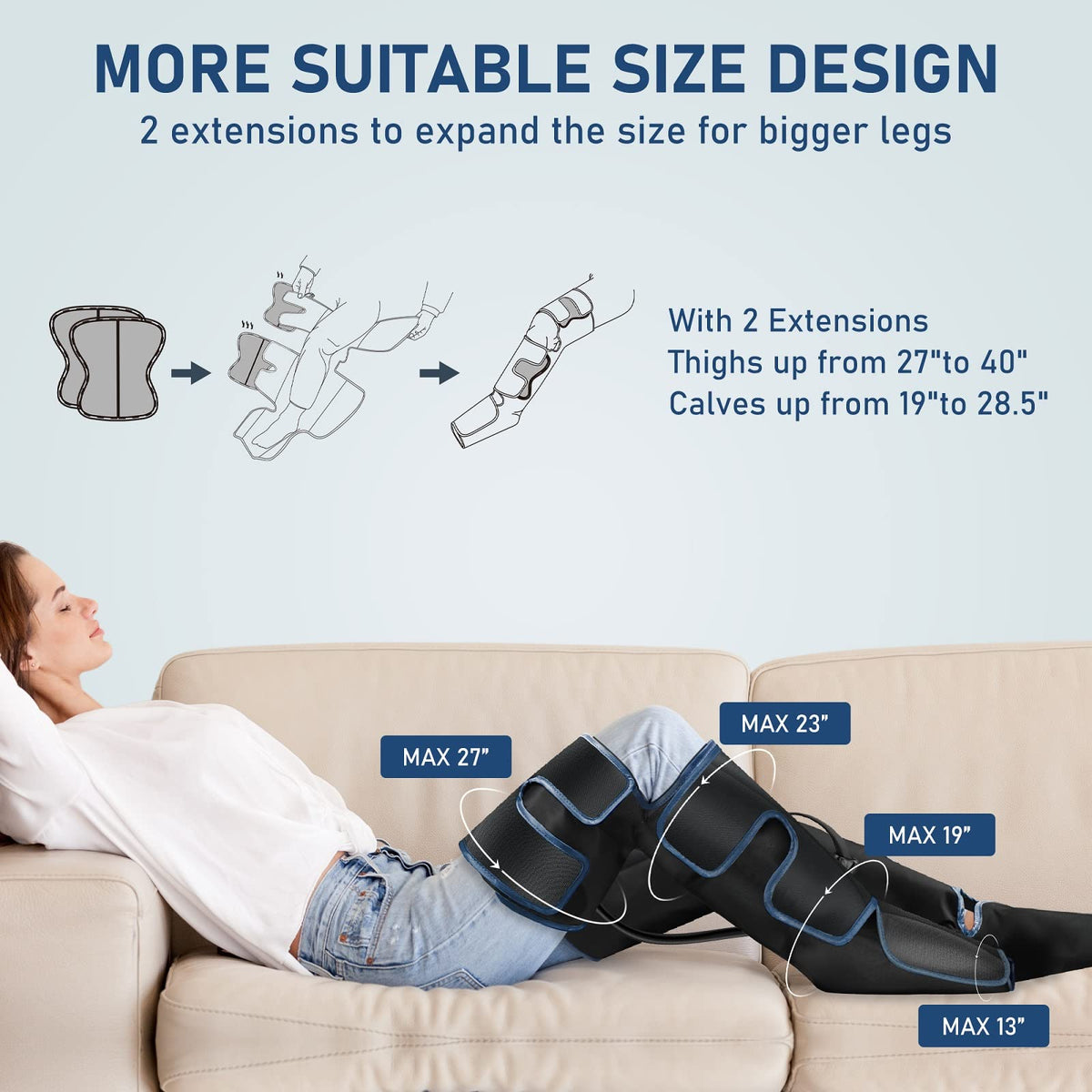 Leg Massager with Heat and Compression E81084