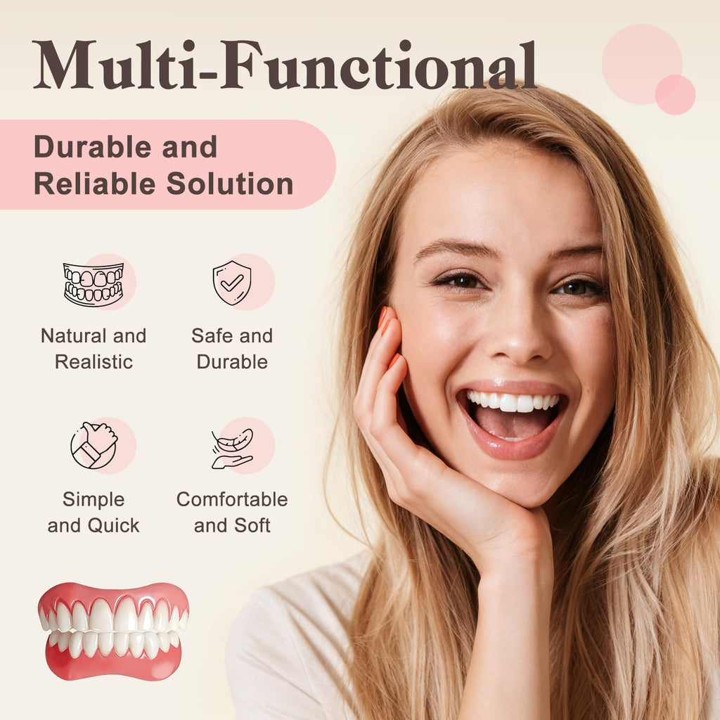 Moldable Silicone False Teeth Veneers Kit O453065