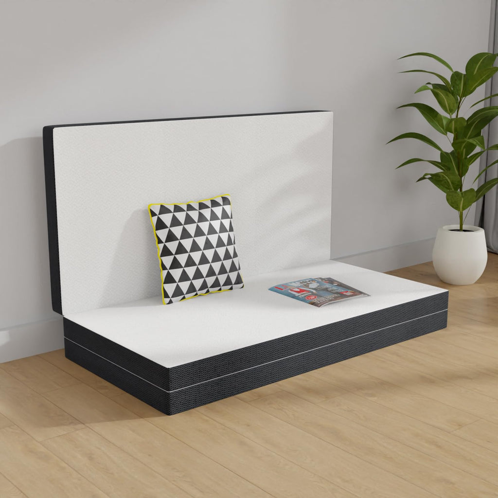 3" Tri Folding Memory Foam Mattress Queen Medium Firm Q6696