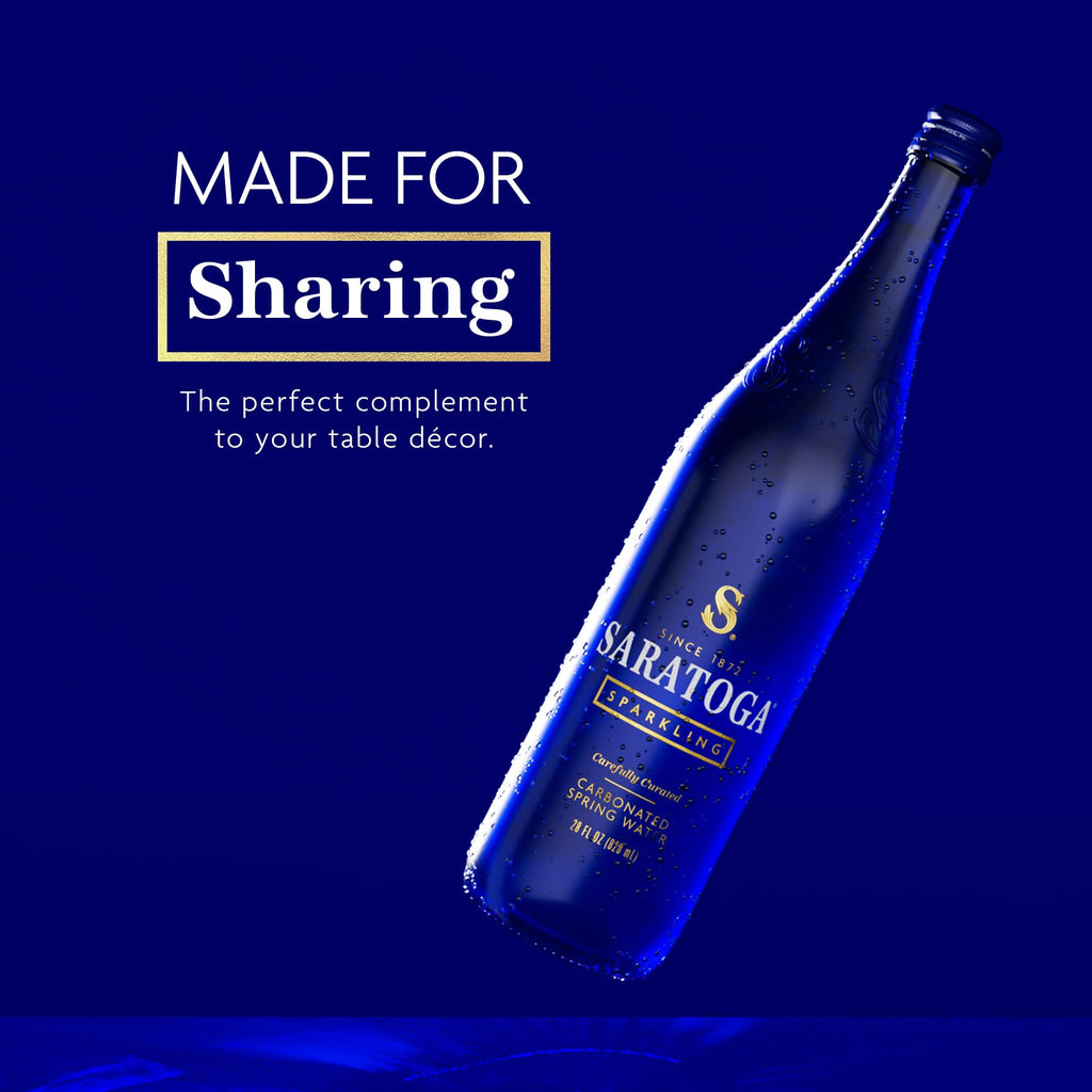 Sparkling Water 12-Pack 28 Fl Oz Glass Bottles M83799
