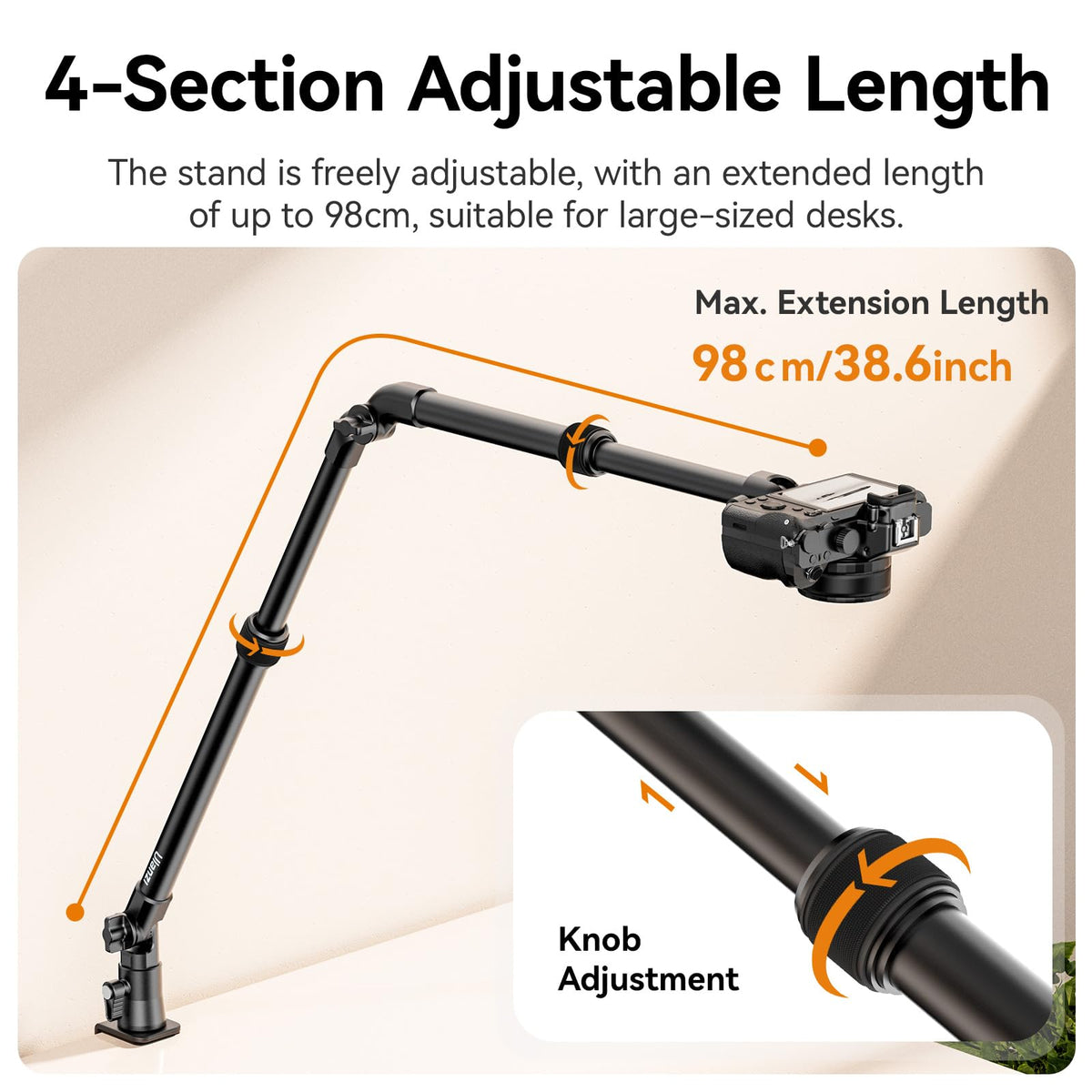 Camera Desk Mount Stand Articulating Arm Z207302