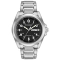 Stainless Steel Black Dial 43mm Field Watch W97232