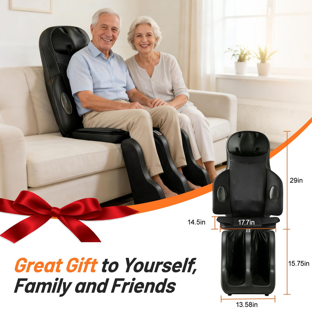 Full Body Massage Chair Pad with Neck Back Foot Shiatsu F288913