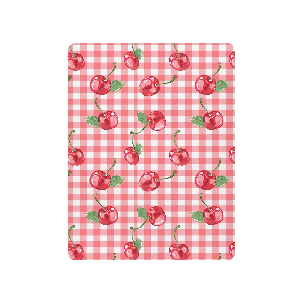Cherry Buffalo Plaid Fitted Crib Sheet L7456