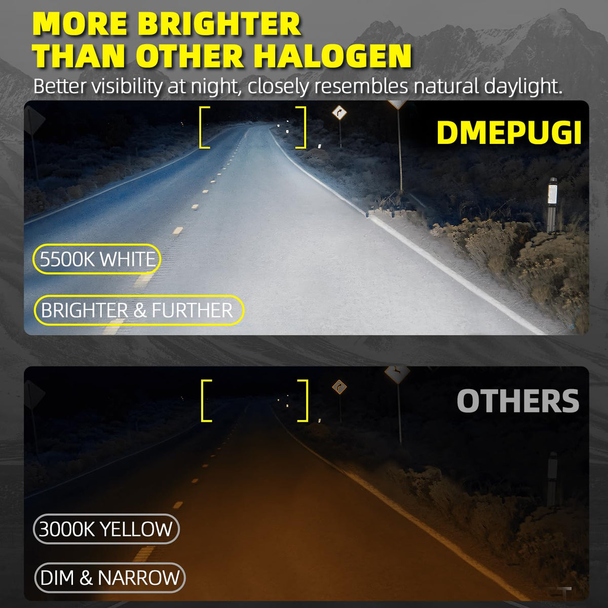 9003 High Low Beam Halogen Headlight Bulbs 2PCS W299