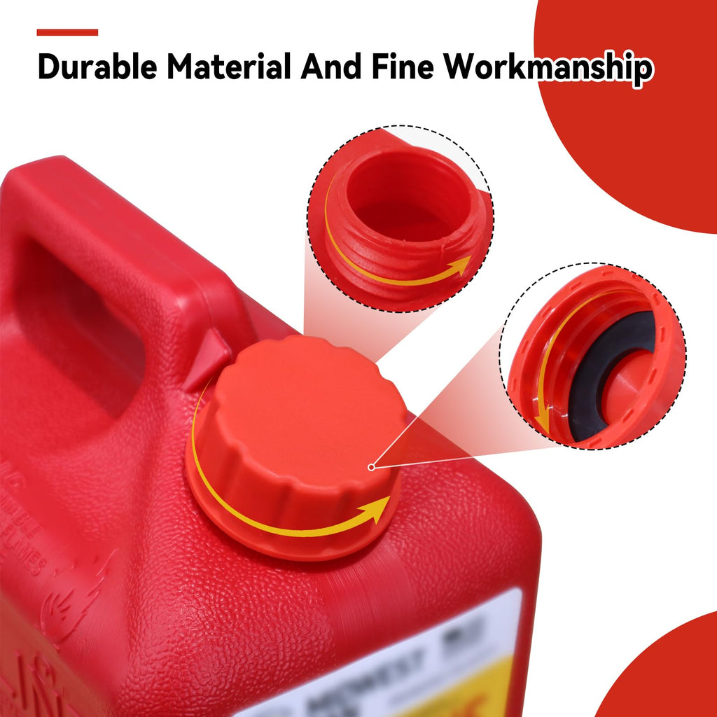 4 Pack 5 Gallon Gas Can Replacement Caps M113