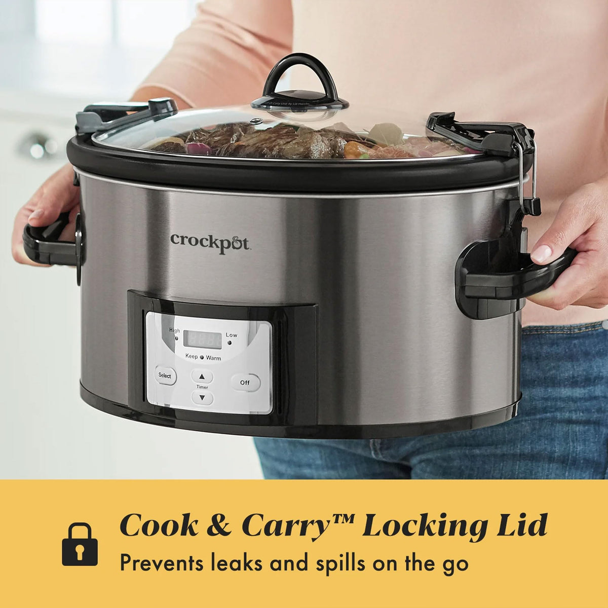 7-qt Nonstick Ceramic Slow Cooker J1379