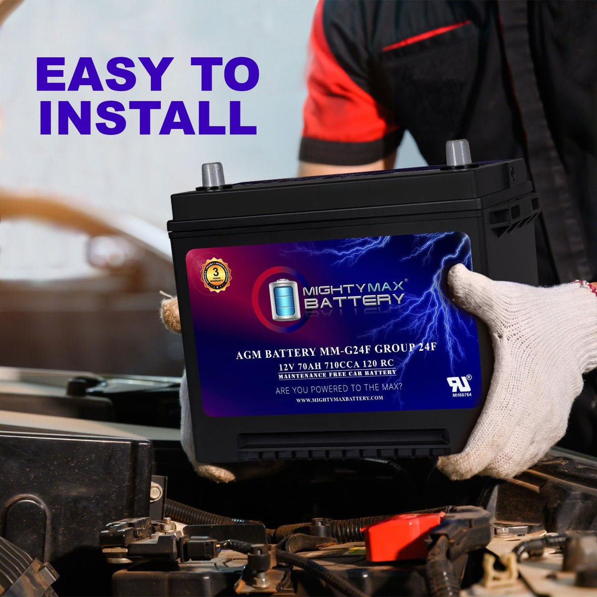 12V 70Ah AGM Replacement Battery N256062