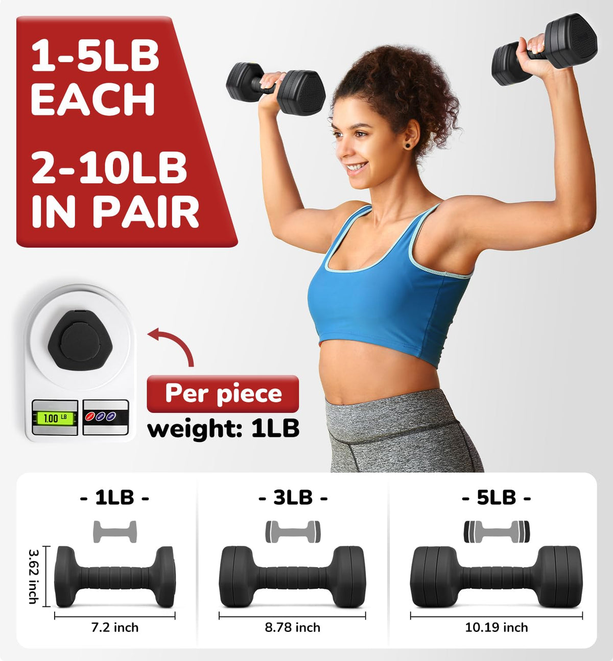 Adjustable Dumbbell Set of 2 L699686
