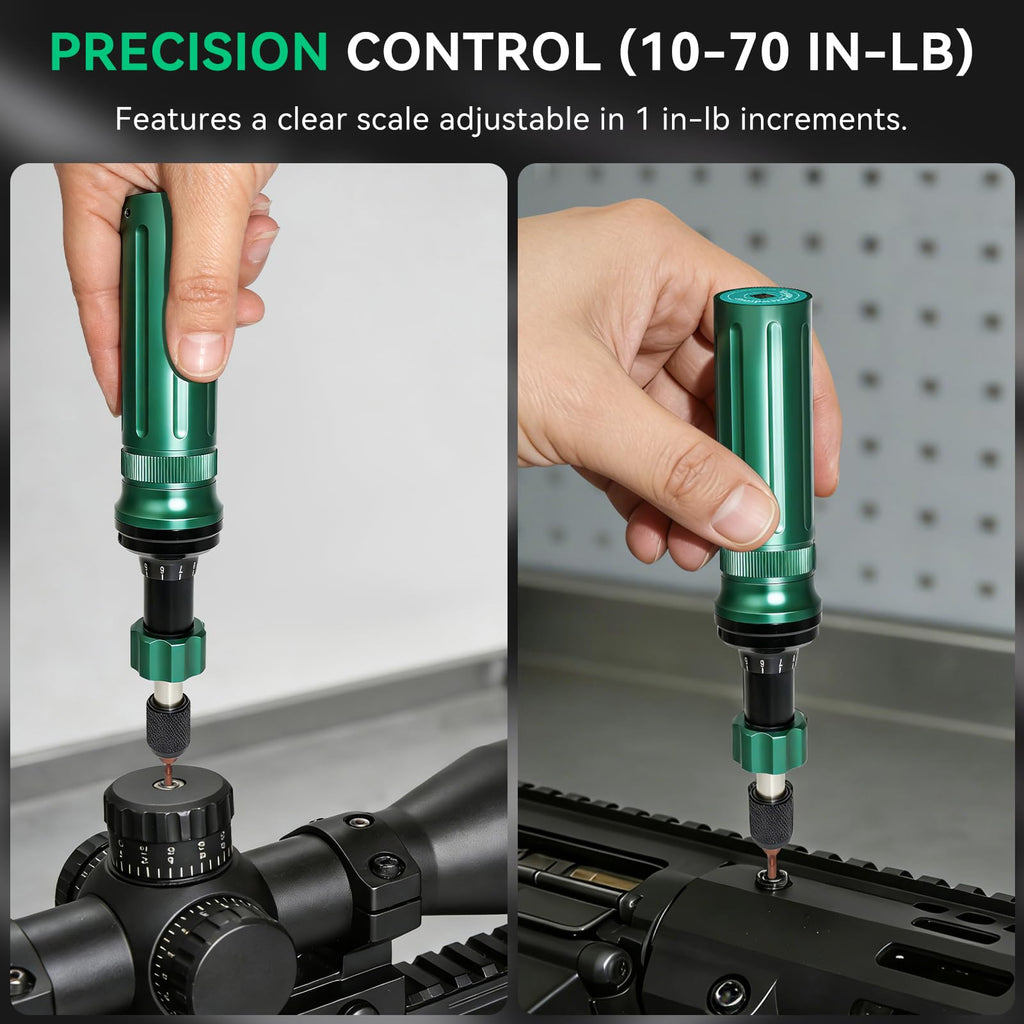 10-70 in-lb 1/4" Drive 24 PCS Torque Screwdriver Set E1380