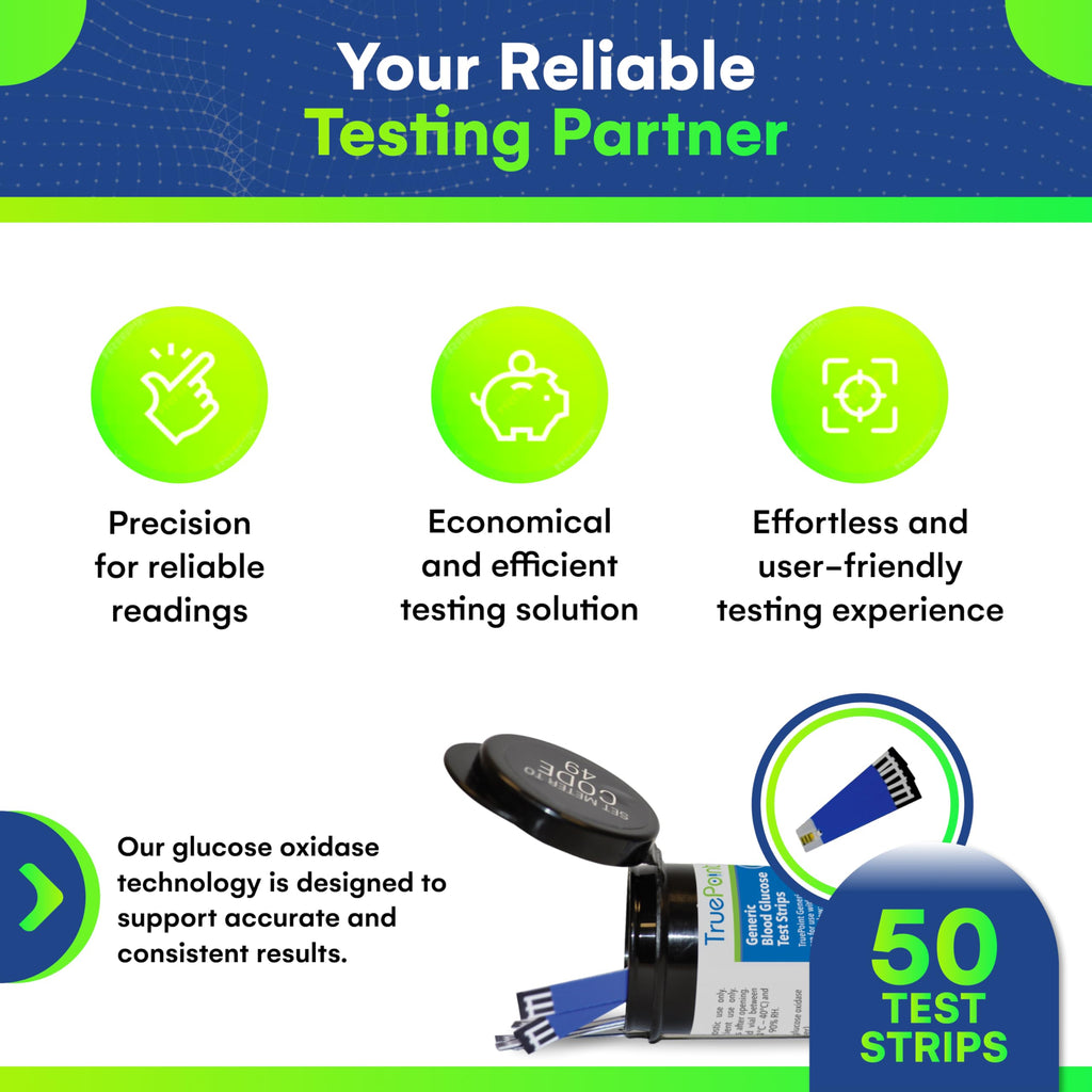Blood Glucose Test Strips 50 Count M8890