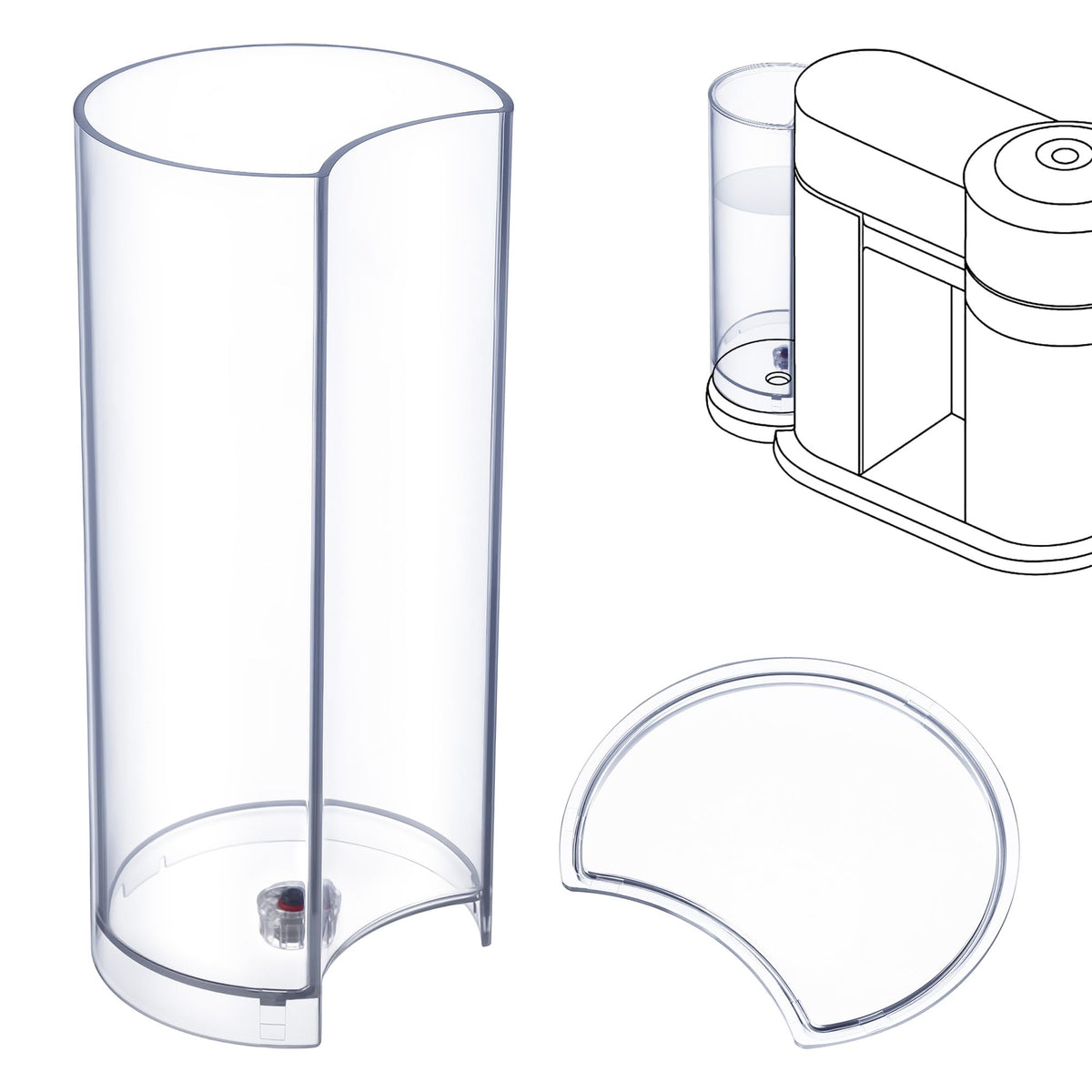 Coffee Machine Water Tank & Lid A4226