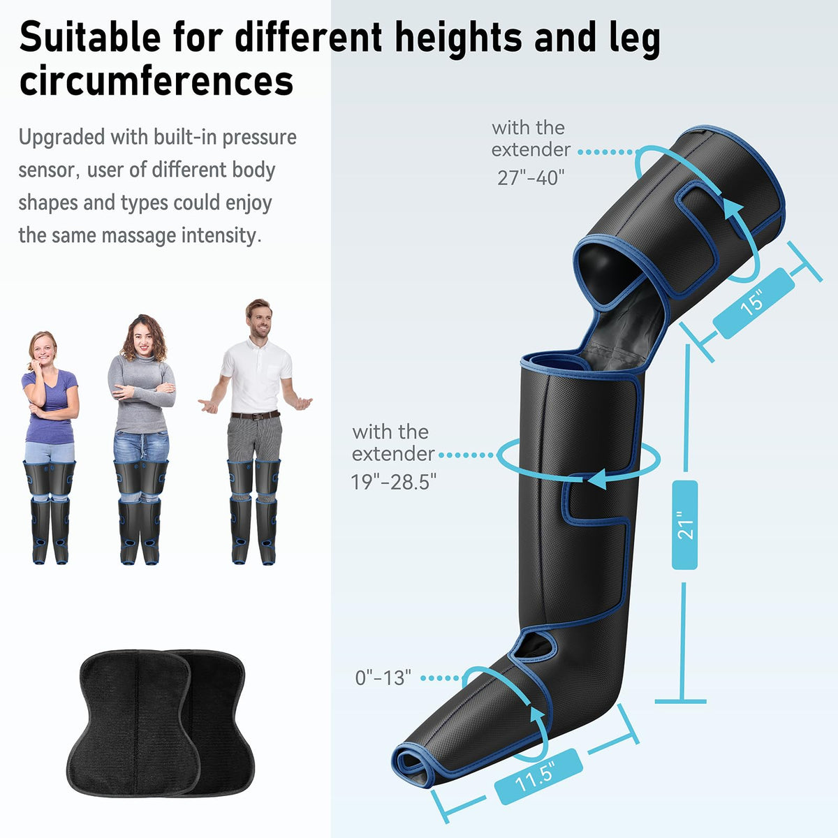 Leg Massager with Heat and Compression E81084