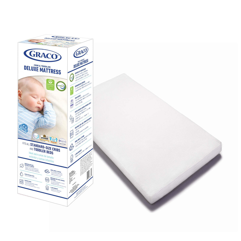 Black Crib and Mattress U402