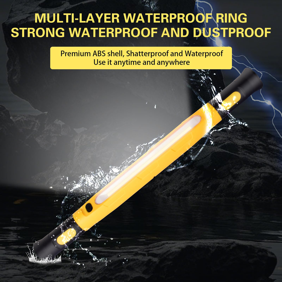 Magnetic Work Light Bar, 6000mAh 3000LM Rechargeable Z22585
