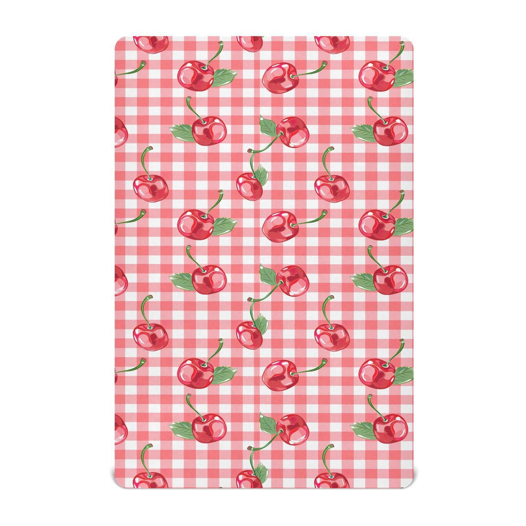 Cherry Buffalo Plaid Fitted Crib Sheet L7456