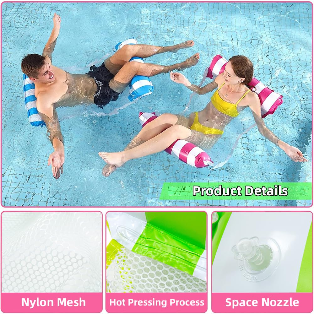 Inflatable Pool Floats Adult Pool Hammock Lounger A400