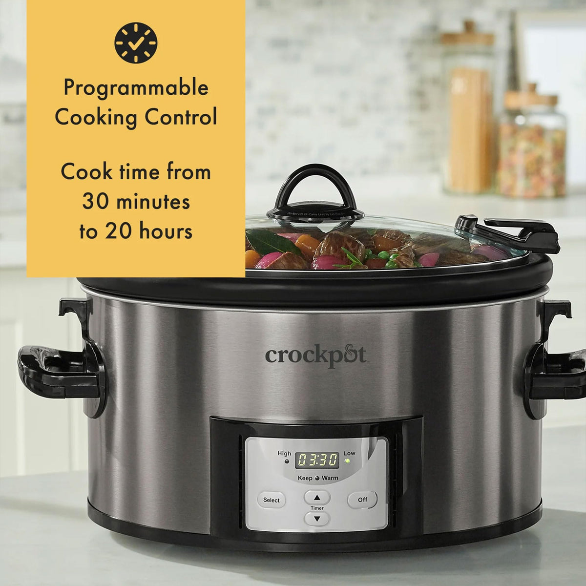 7-qt Nonstick Ceramic Slow Cooker J1379