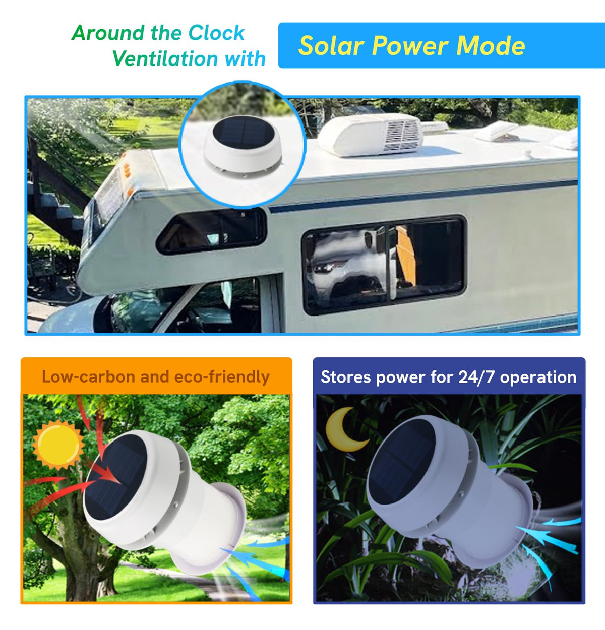 Solar Roof Vent Fan Q4276