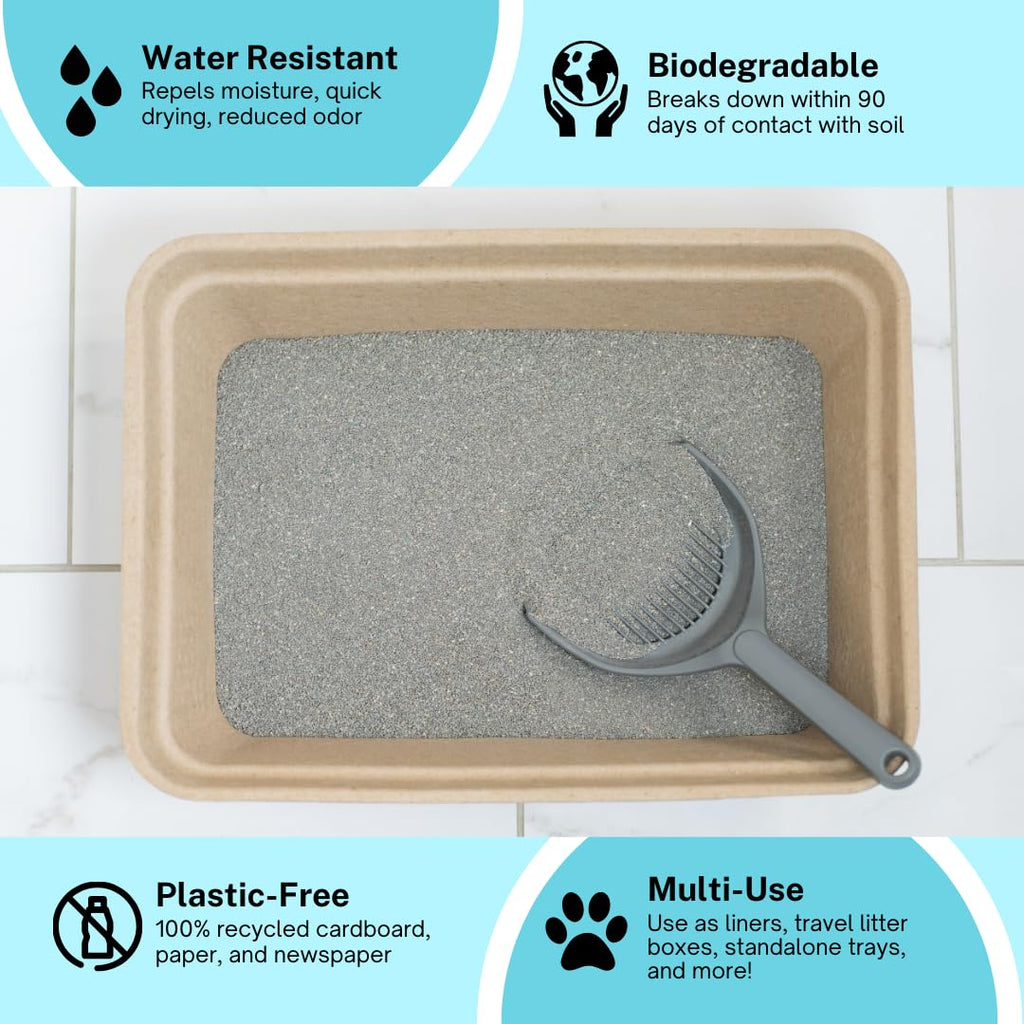 Disposable Litter Boxes 4-Pack R738