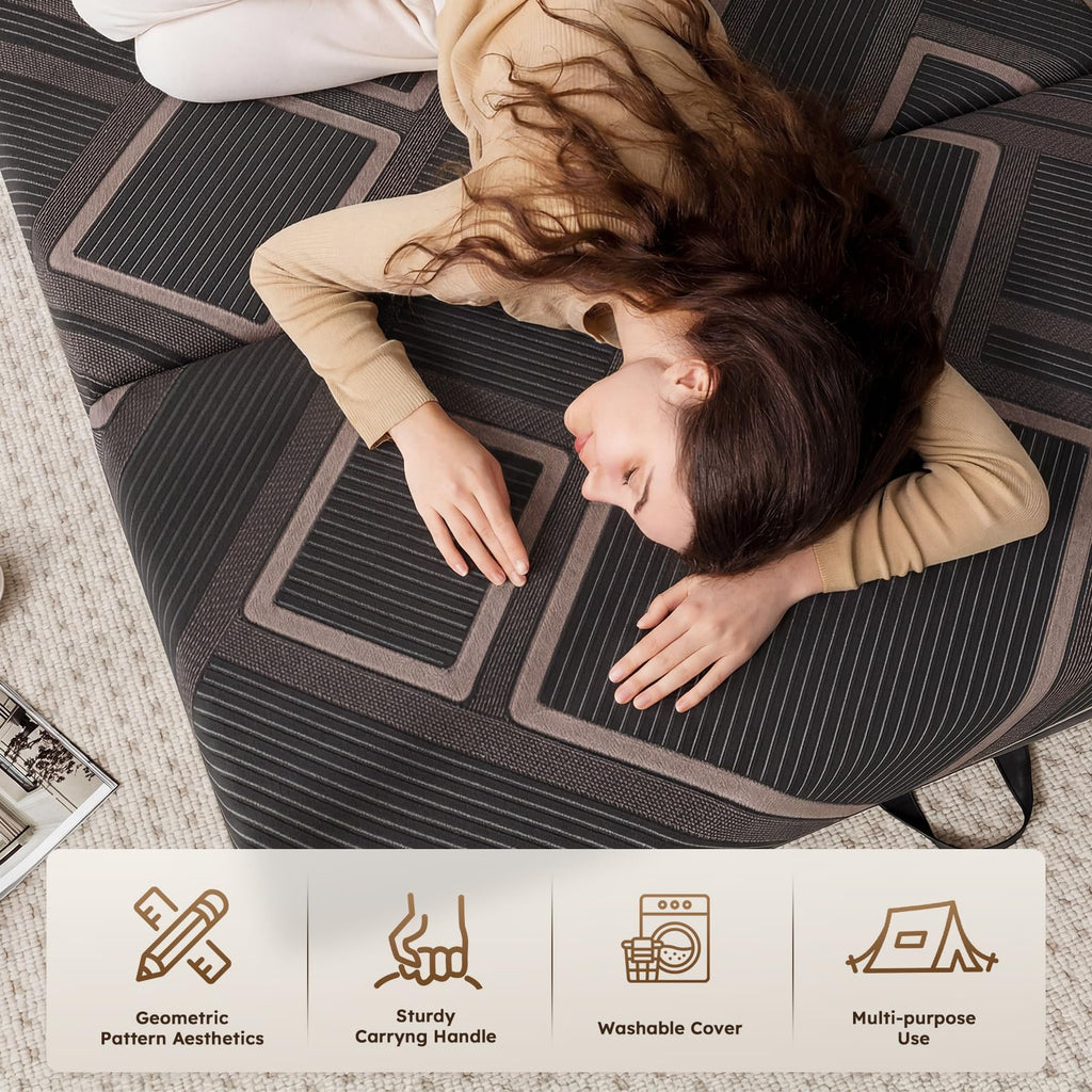 4 Inch Trifold Memory Foam Mattress F193