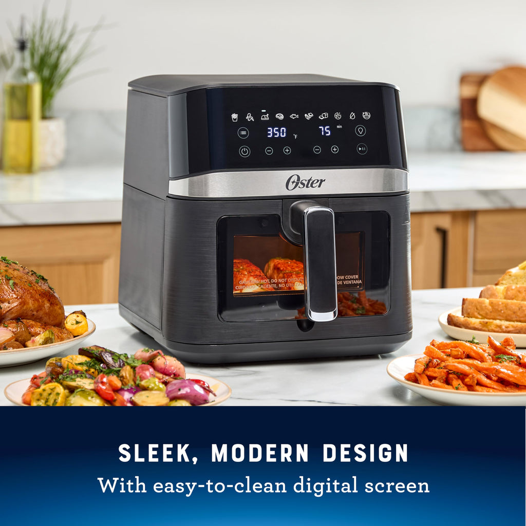 6 Quart Digital Air Fryer with Window O5157