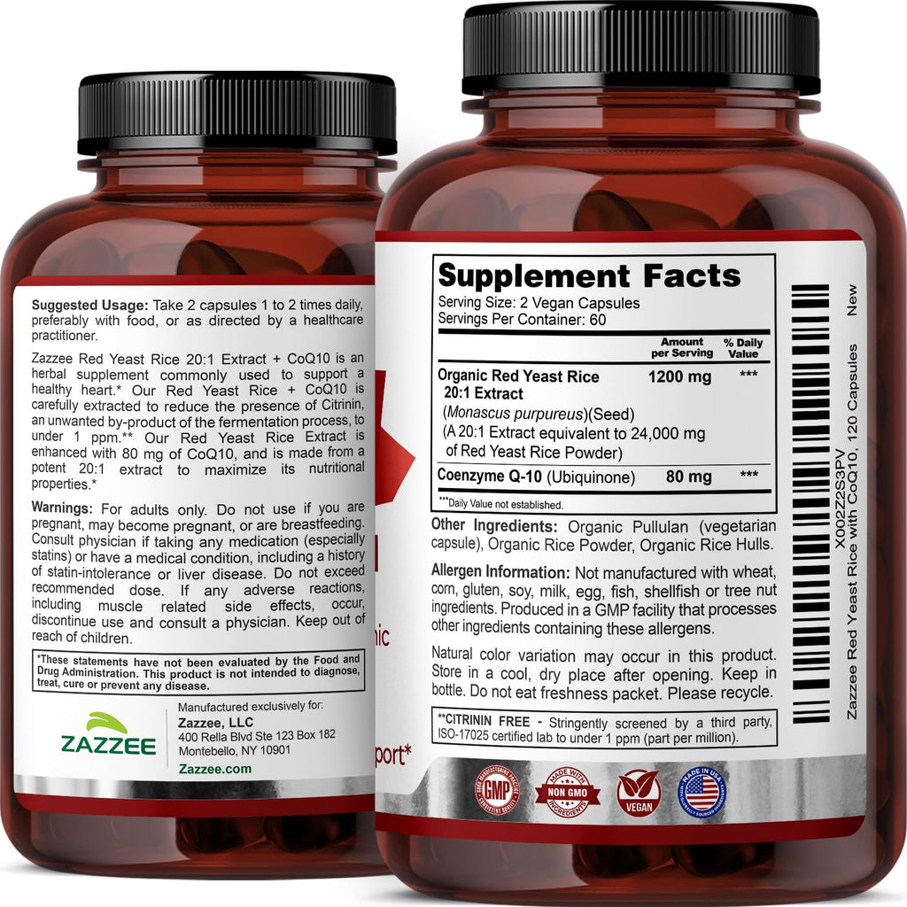 Organic Red Yeast Rice Extract with CoQ10 O652