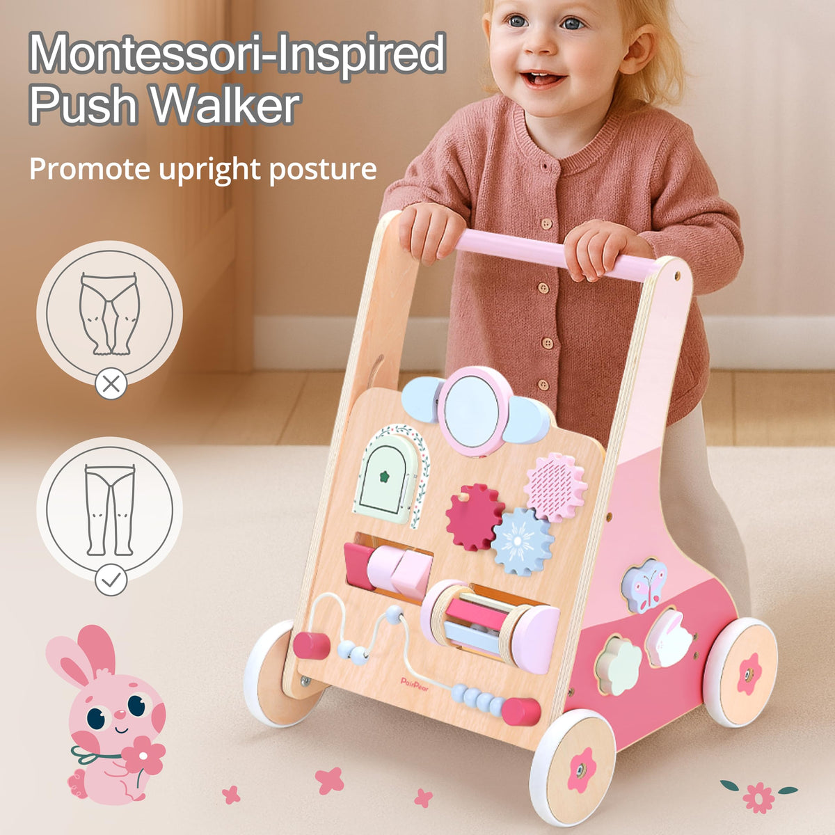 Wooden Baby Walker B302