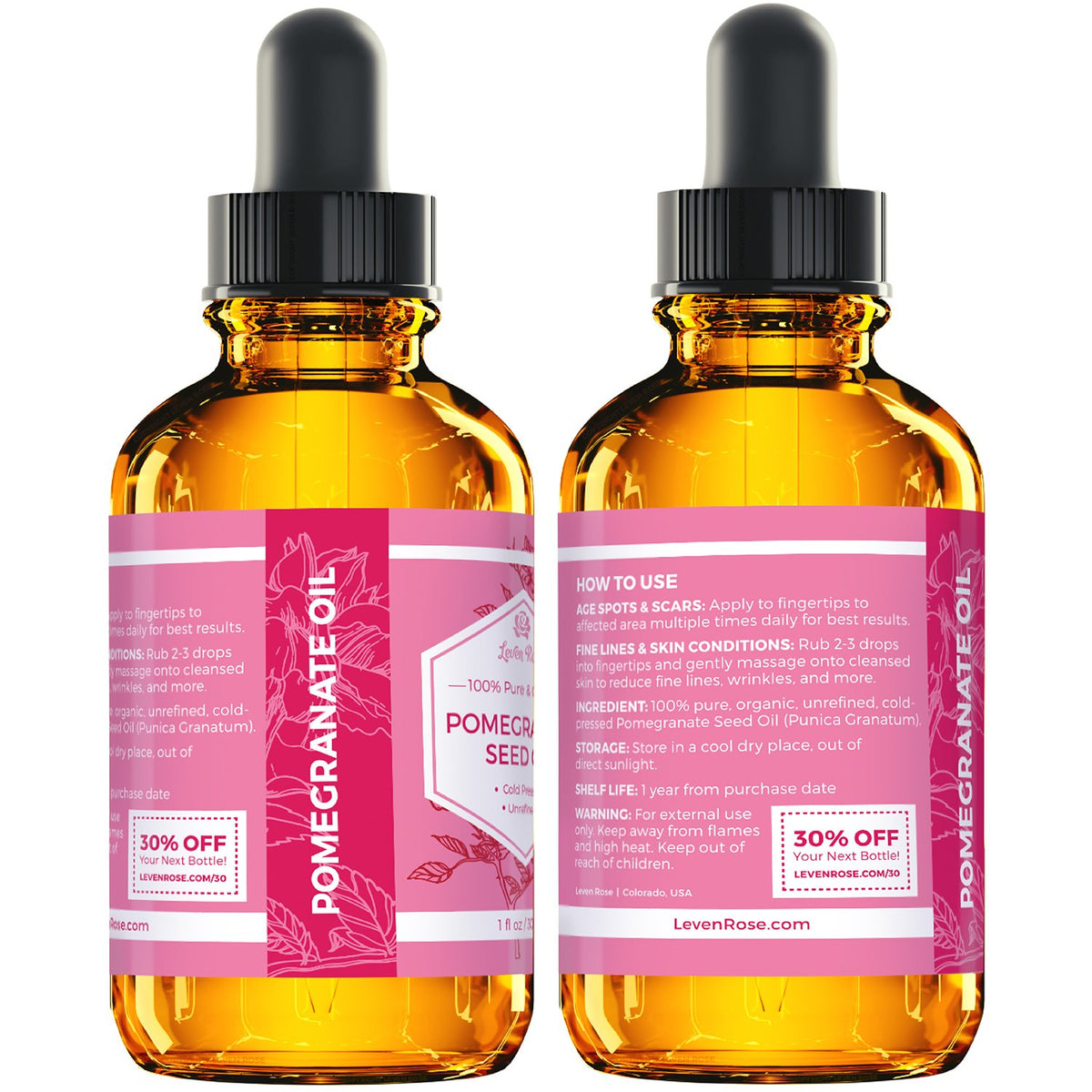 Organic Pomegranate Seed Oil 1 oz X3924