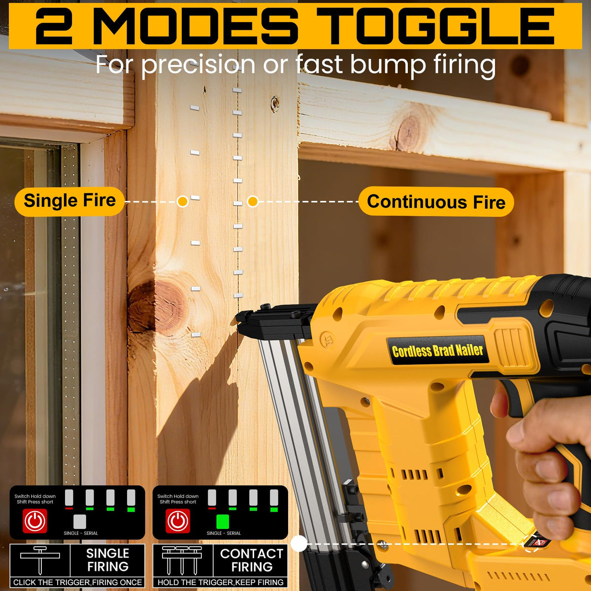 18 Gauge Cordless Brad Nailer & Staple Gun A4753