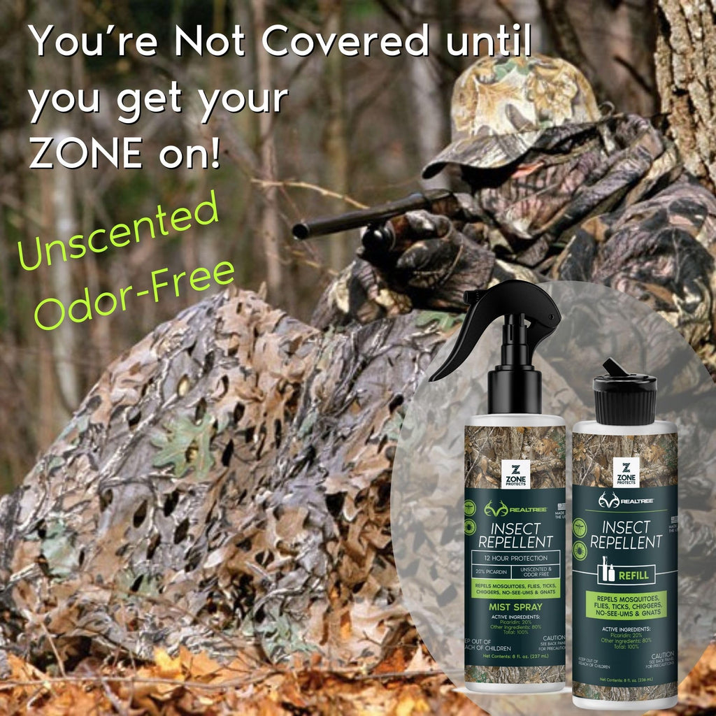 10oz Continuous Spray + 8oz Refill DEET-Free Unscented Insect Repellent G113
