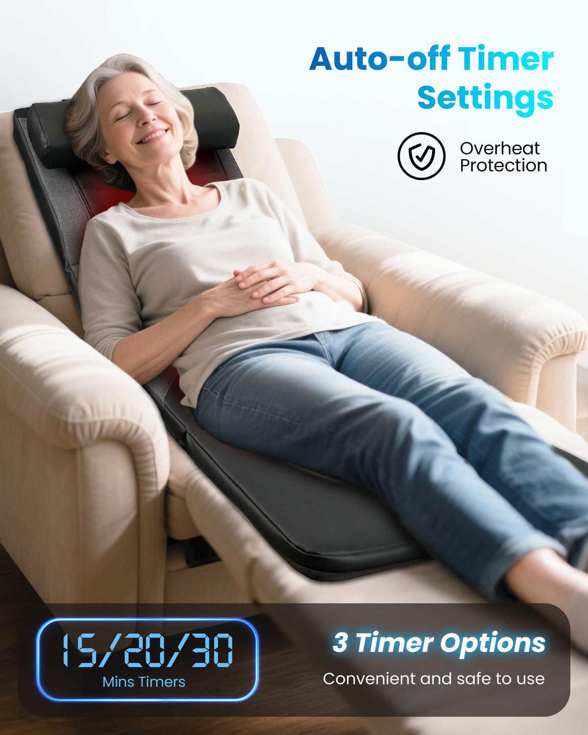 Graphene Heating Full Body Massage Mat with Heat L112