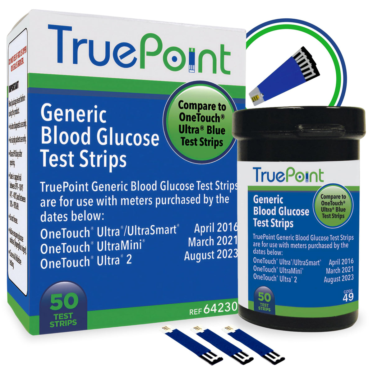 Blood Glucose Test Strips 50 Count M8890