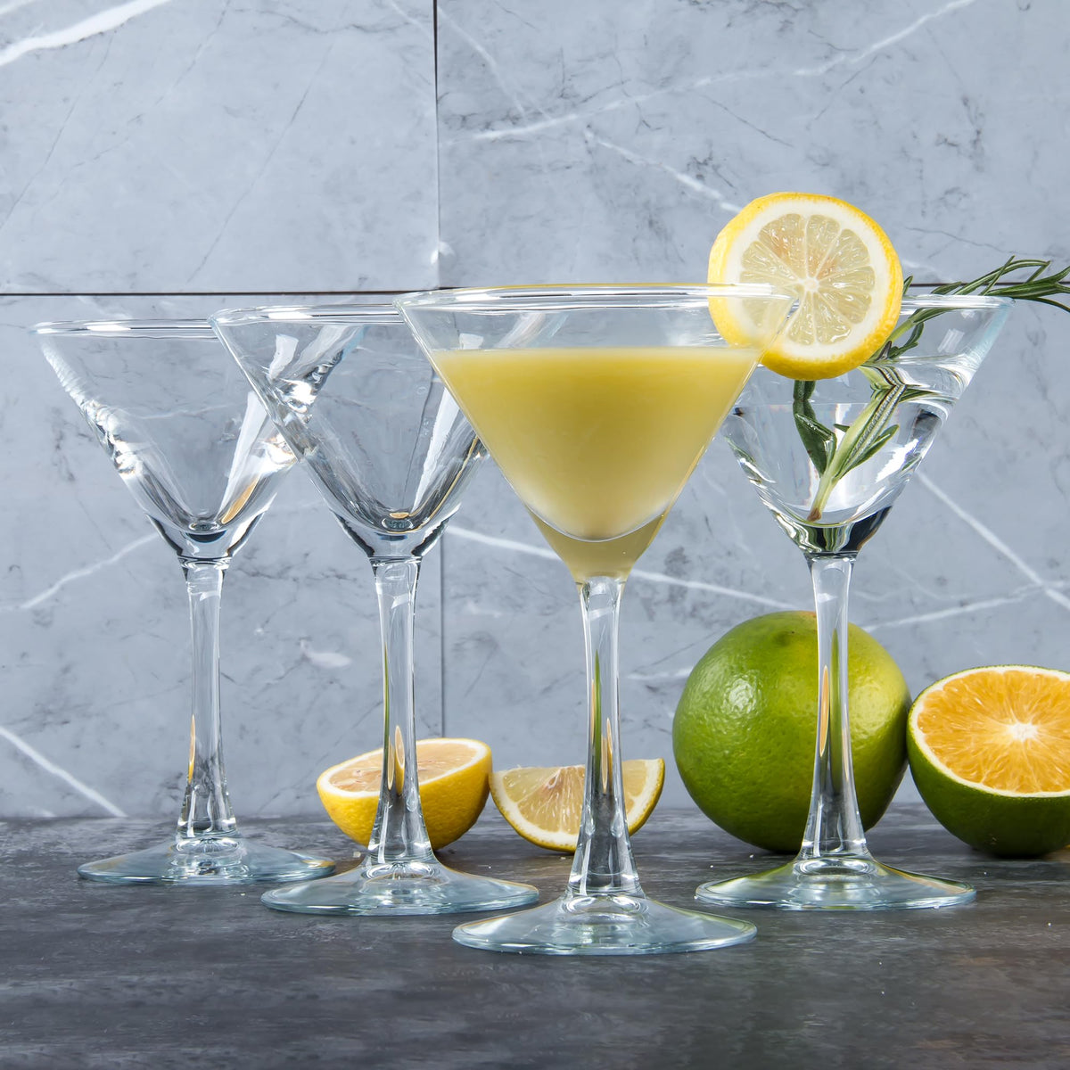 Clear Cocktail Glasses Set of 7, 6 Ounce H6414