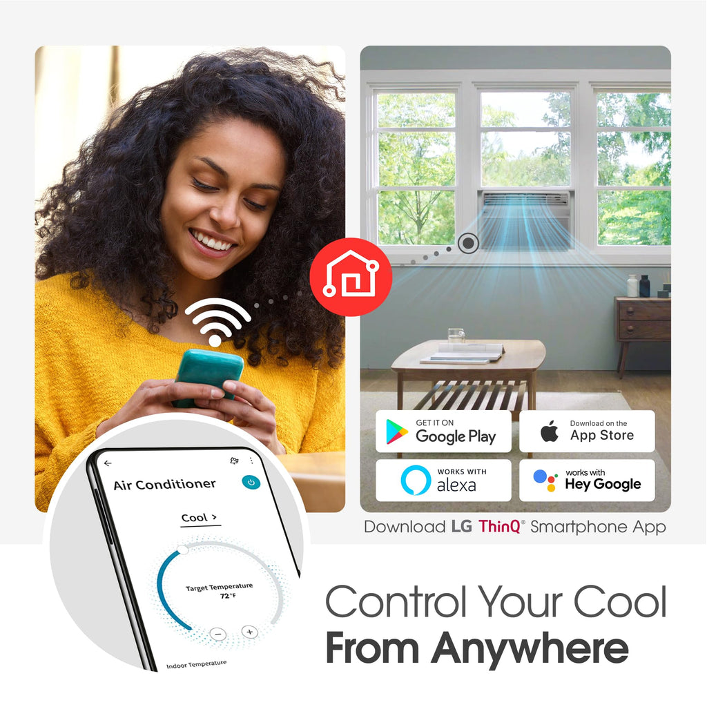 8000 BTU White Window Air Conditioner U547896