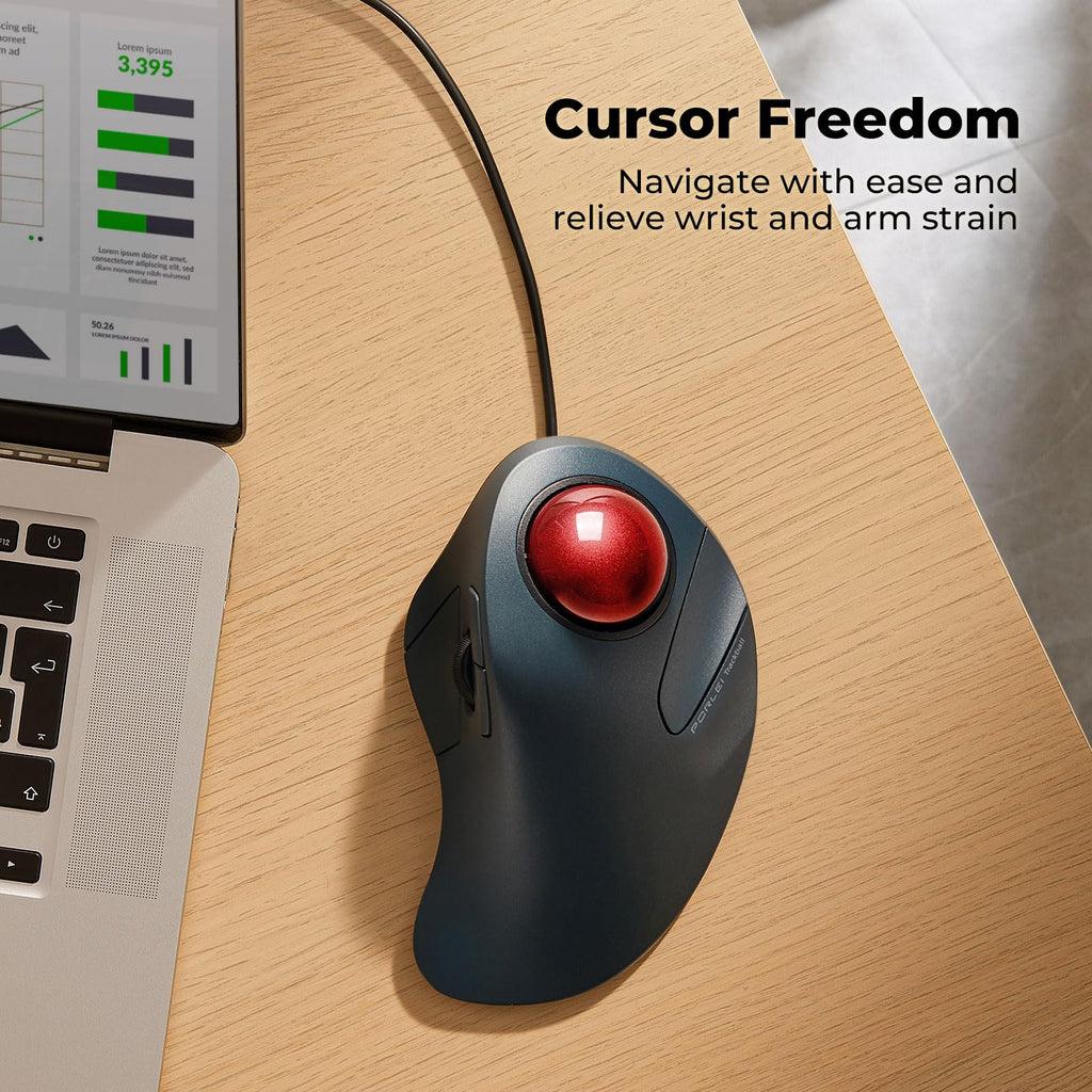 Ergonomic Trackball Mouse D233239