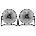 20" 3-Speed High Velocity Industrial Floor Fan, 2 Pack V6673