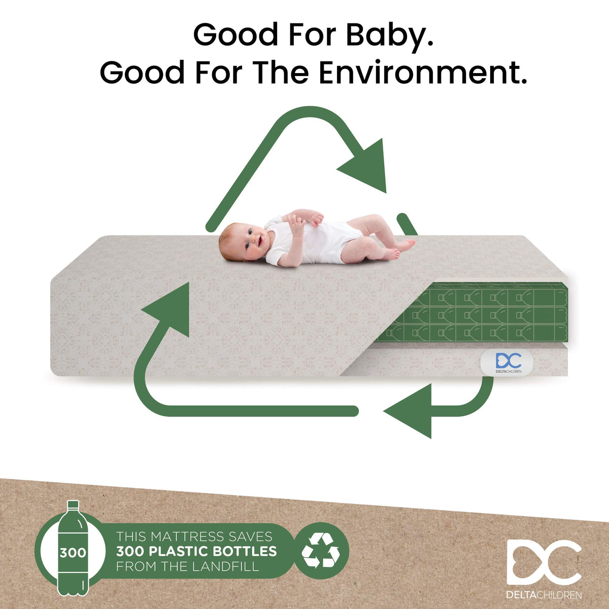 3-Inch Mini Portable Crib Mattress P49272