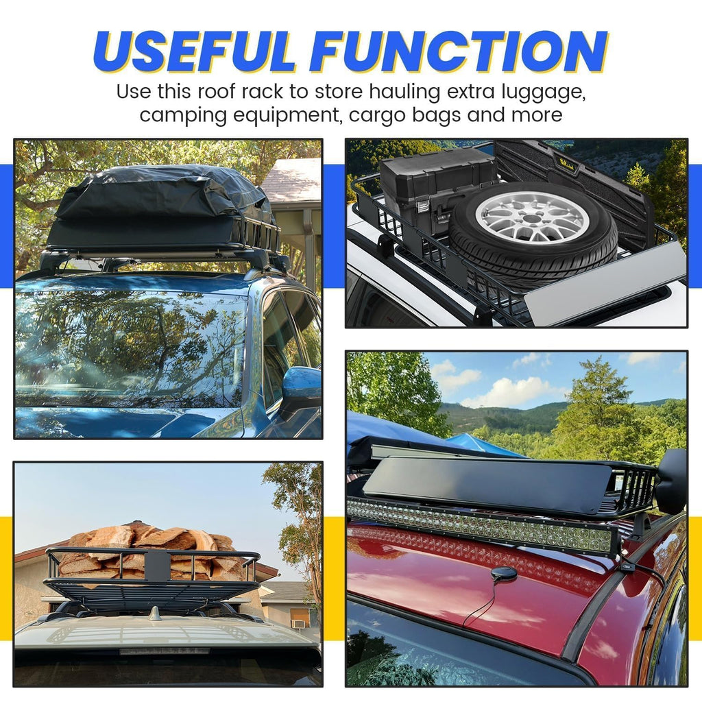 Adjustable Roof Rack Cargo Carrier S55393